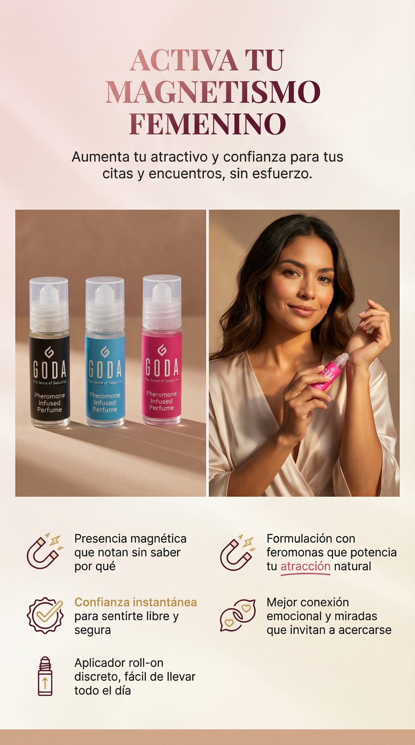 Goda Perfume Feromonas- compra 1 lleva 3