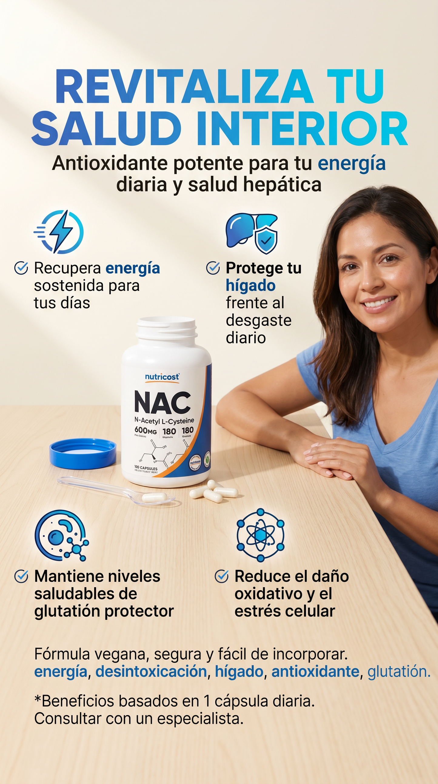 🇺🇸Nutricost Nac Vegan🇺🇸- OFERTA ESPECIAL: COMPRA UNA OBTIENE LA SEGUNDA REBAJADA! +OBSEQUIO SORPRESA! !