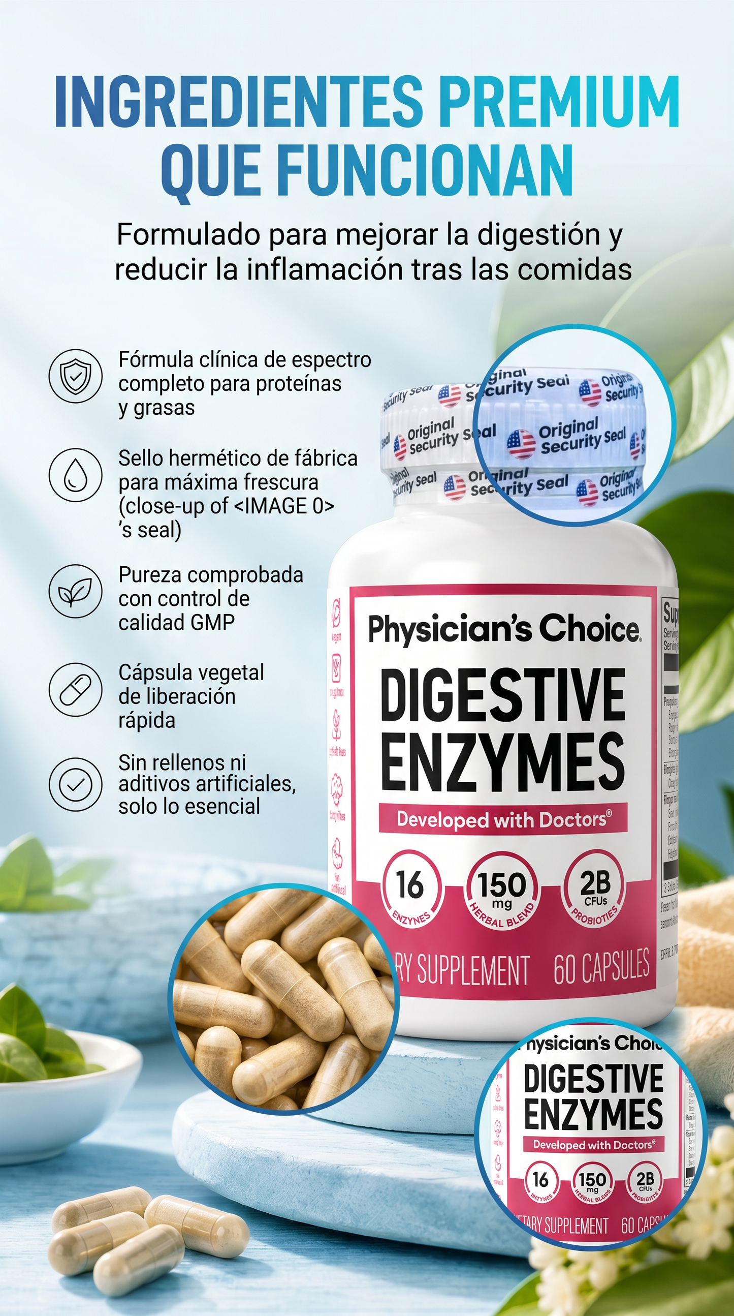 Digestive Enzymes-!LLEVA 2X1+REGALO SORPRESA - SOLO POR HOY!