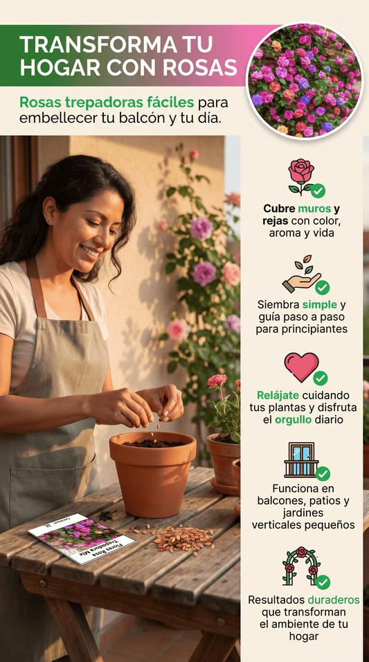 ROSAS TREPADORAS, EL JARDIN DE DIOS, !COMPRA 1 OBTIENE 2 GRATIS!