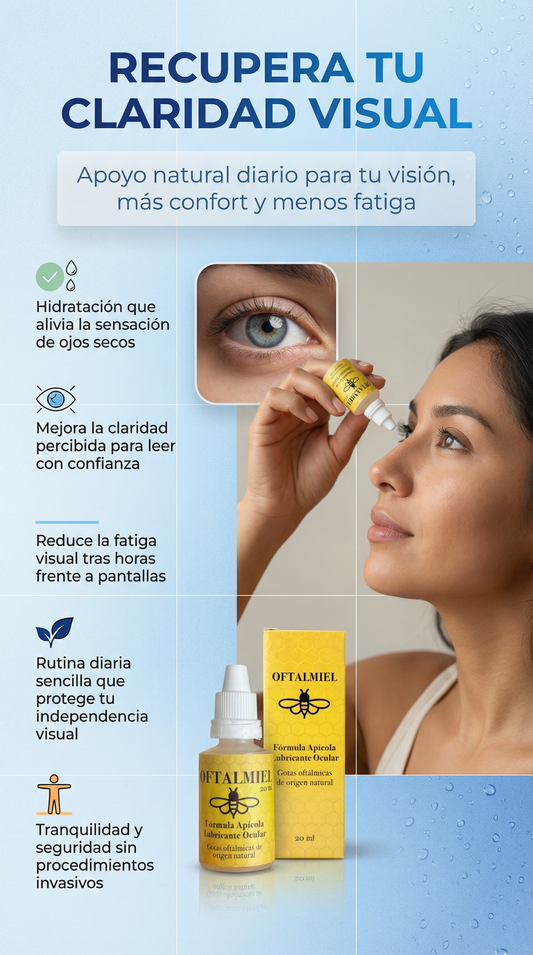 Oftamiel GOTAS Veneno de abeja meliponina- ADIOS CATARATAS!