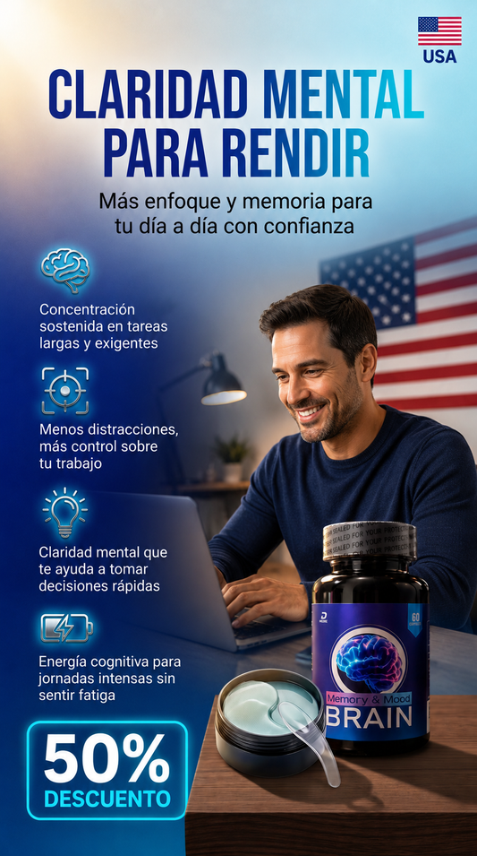 Memory Mood Brain X60 Caps- OFERTA VALIDA SOLO HOY! + OBSEQUIO