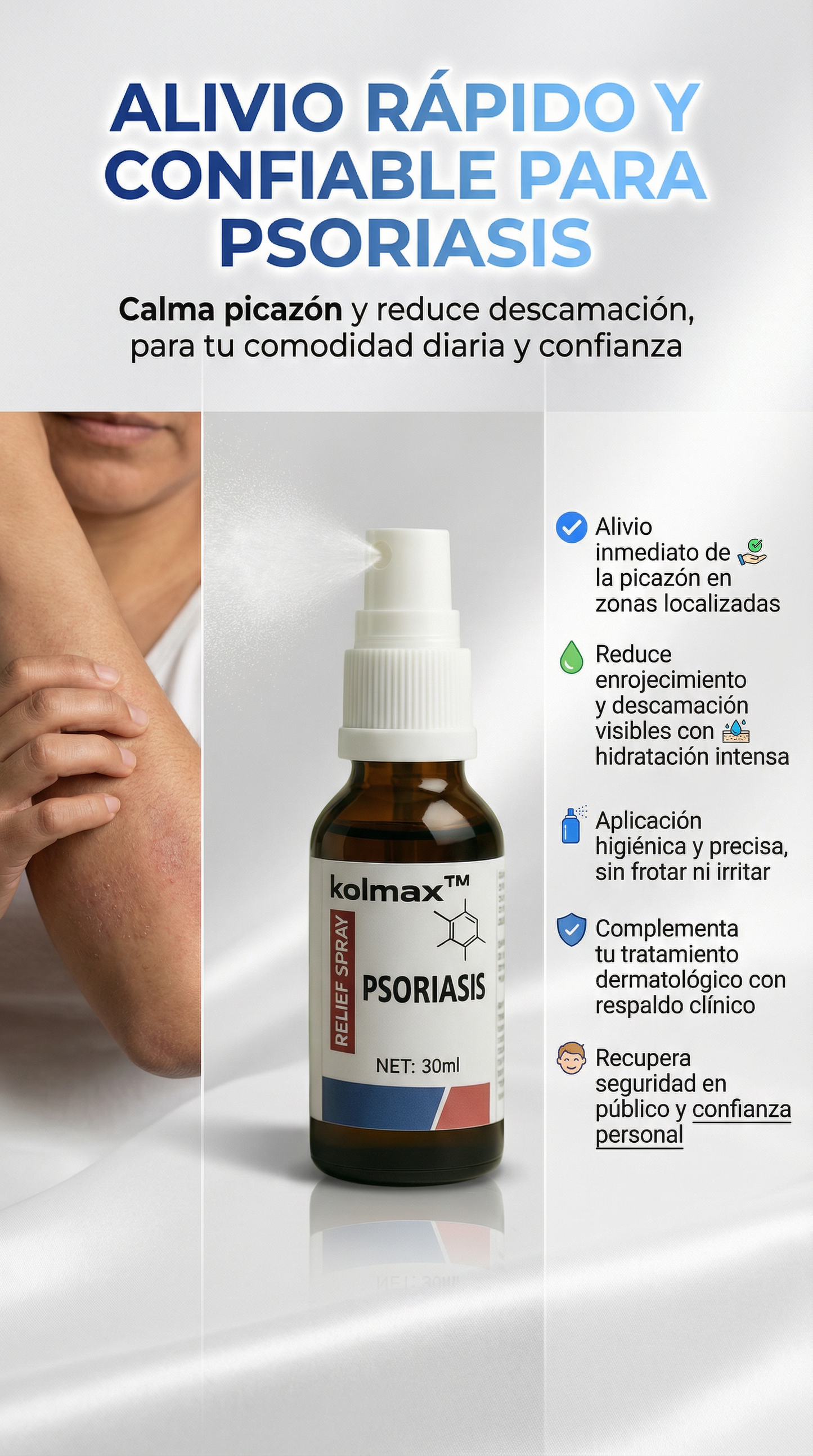 Spray para descamación severa- PAGA 1 LLEVA 4!