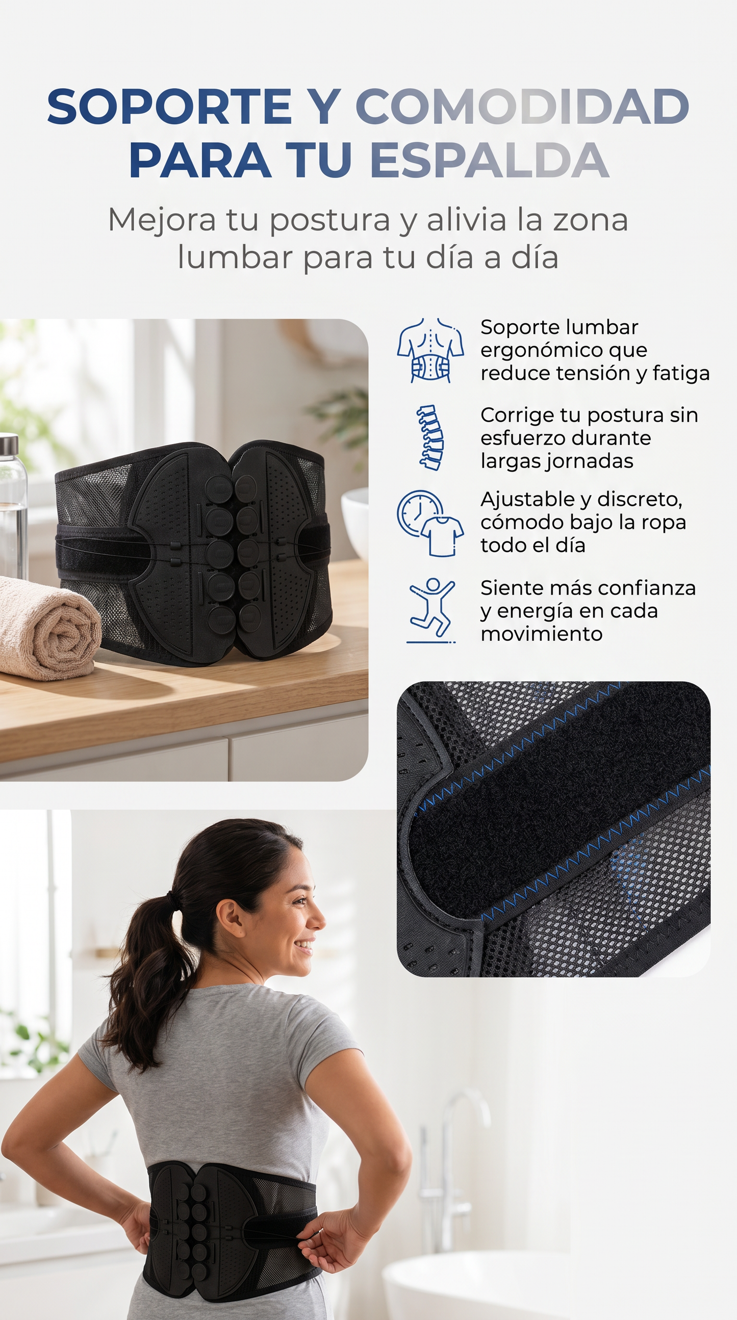 Faja Lumbar- PRODUCTO CON STOK LIMITADO- OFERTA SOLO POR HOY! + REGALO SORPRESA!